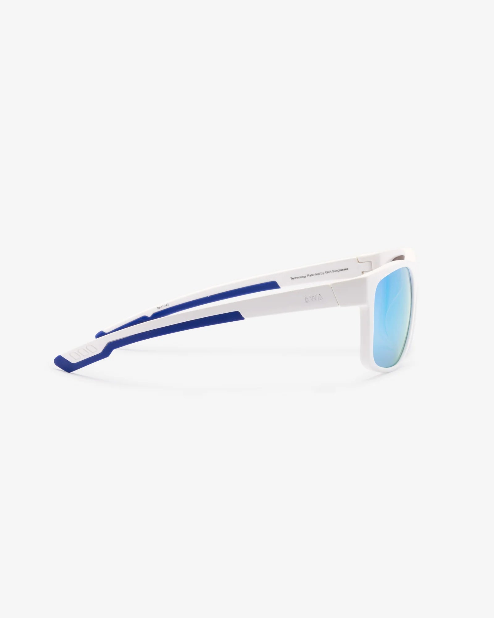 MERA WHITE MIRROR BLUE LENSES