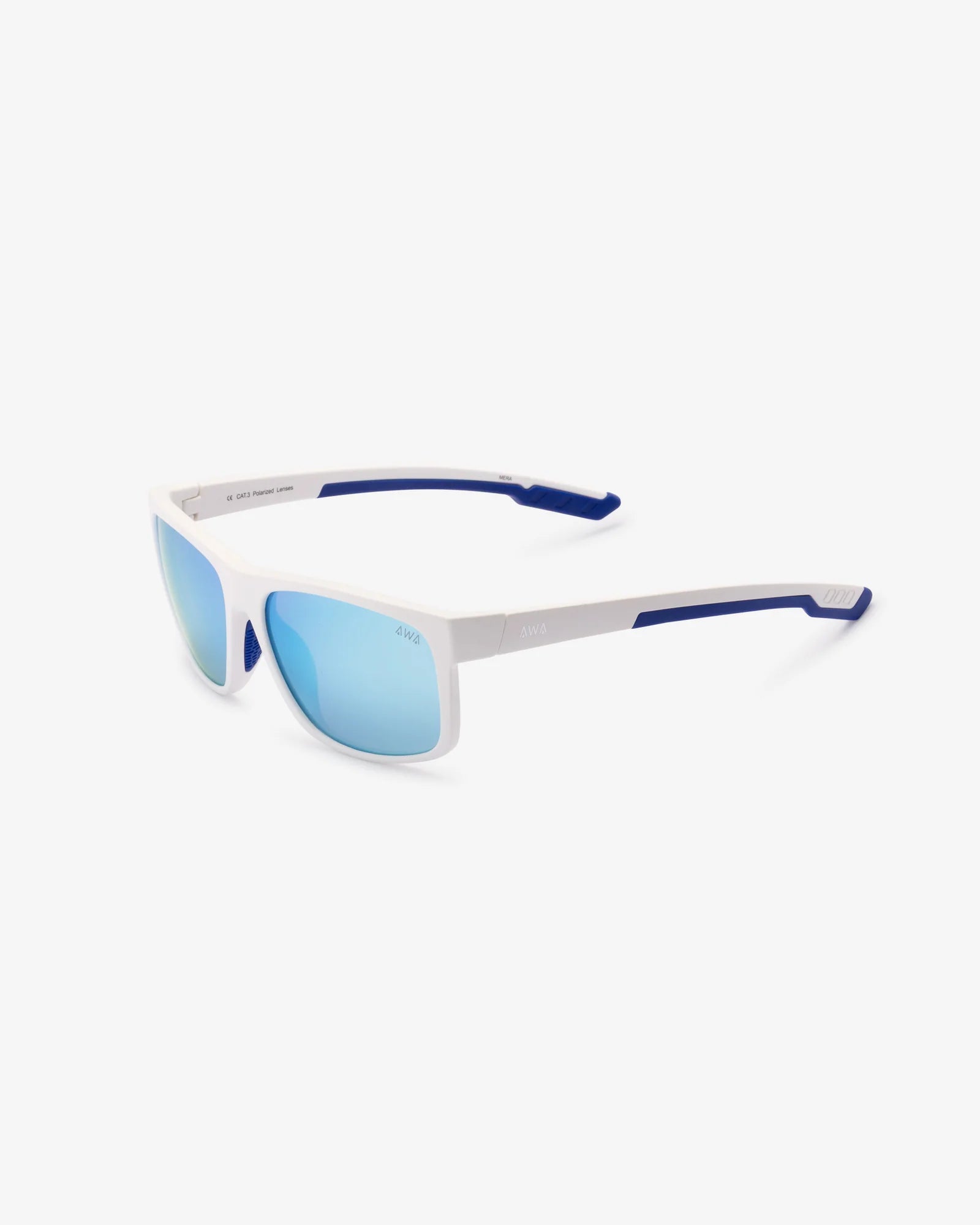 MERA WHITE MIRROR BLUE LENSES